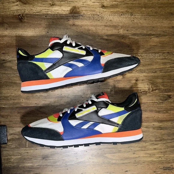 REEBOK Men Classic Leather Course Running A Pied GX2846 Multi SZ 12 Sneaker/Shoe - Picture 1 of 17